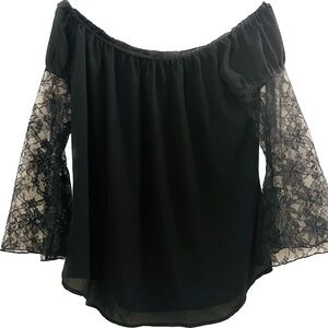 Tops off Shouldered Black